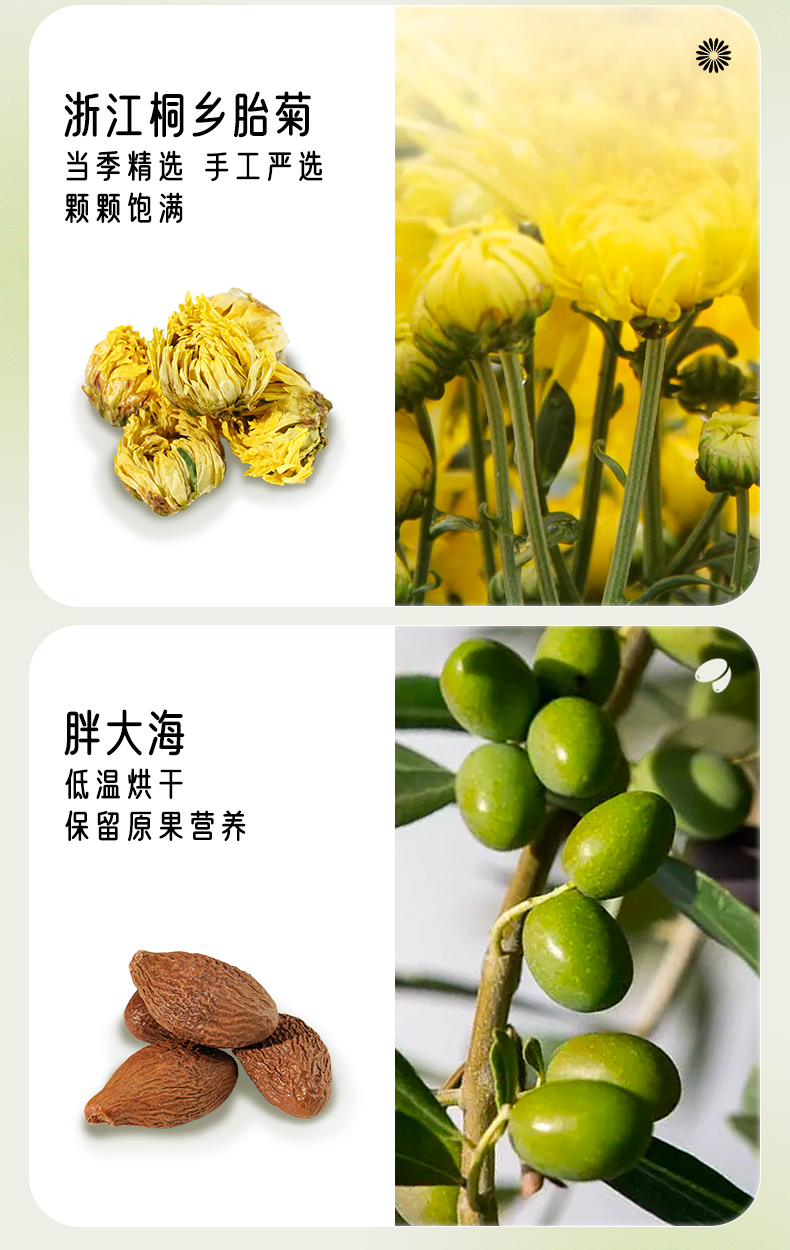 艺福堂罗汉果菊花茶72g(图6)